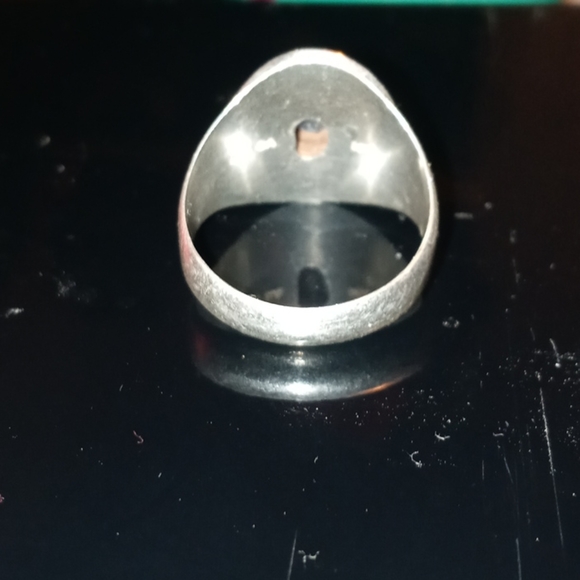 18K gold & sterling silver amethyst ring - Picture 2 of 5